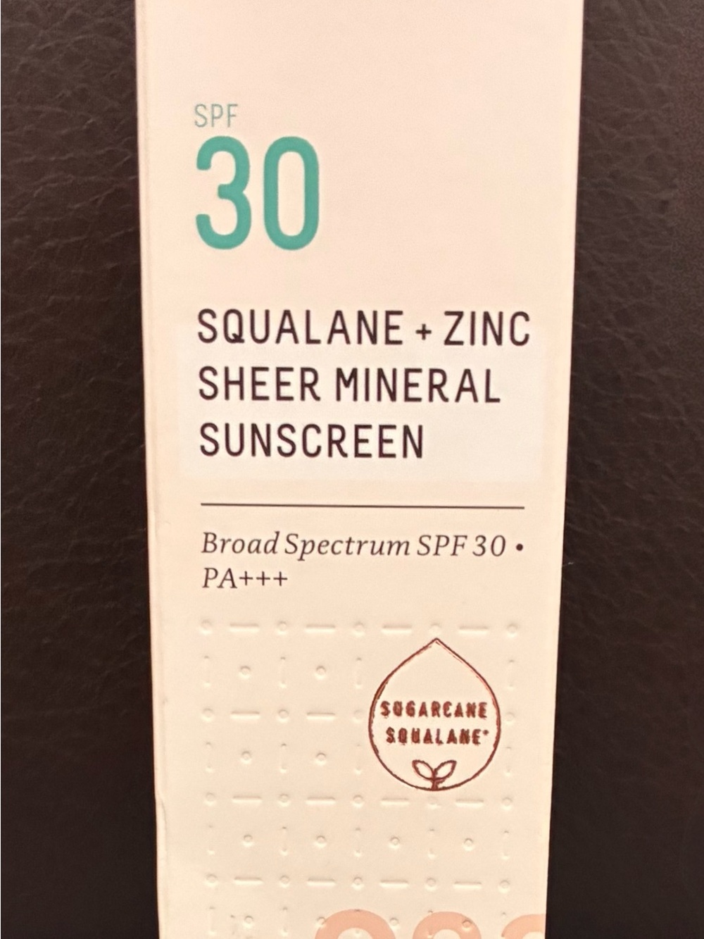Biossance Squalane + Zinc Sheer Mineral Sunscreen